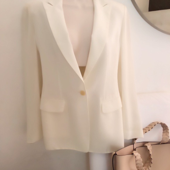 Donna Karan black label couture sheer blazer - Picture 3 of 7